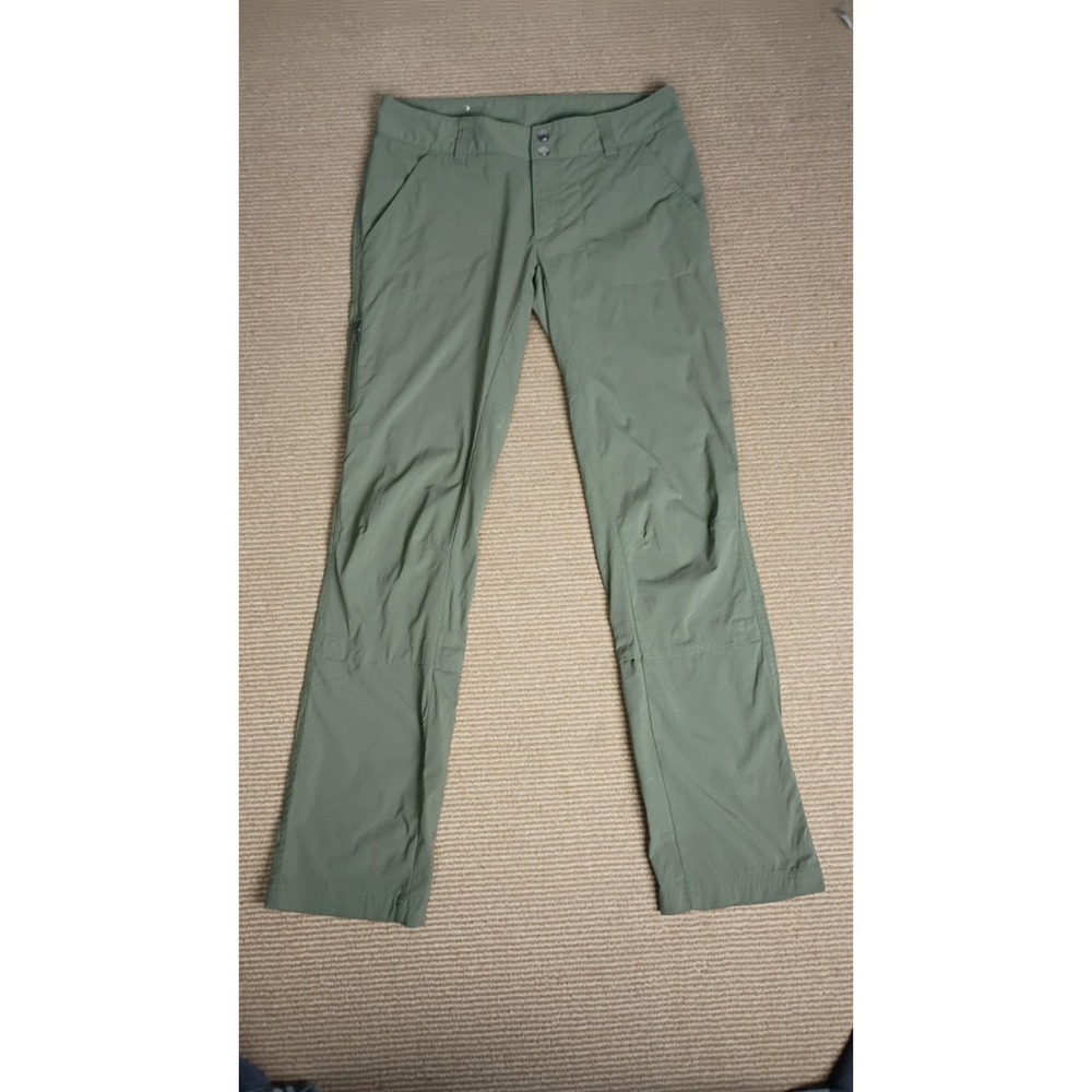 Columbia Women's Saturday Trail Straight Leg Pants Sz 8 Regular Green Omnishield
